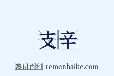 支辛是什么意思的图片